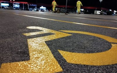 Bojanje horizontalne signalizacije
