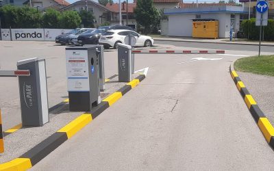 Bojanje parkirališta prodajnog centra